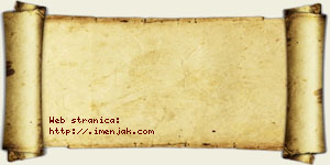 Adam Krnjinac vizit kartica